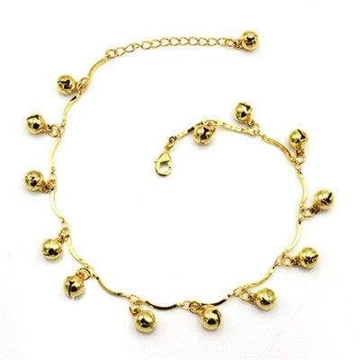 Bohemian χρυσά μπρασελέ με καμπάνα για γυναίκες γοητεία βραχιόλι ποδιών μόδας κοσμήματα για γυναικείο βραχιόλι αστραγάλου Cheville Femme