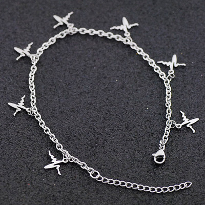 Allergiamentes rozsdamentes acél boka karkötő nőknek Star Fish Shell Charm karkötő lábon Lányok lábláncok Bokalánc ékszerek Új