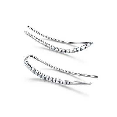 2 bucăți de înaltă calitate 7 cristale urechi manșete urechi piercing culoare albastră zirconiu cubic ureche crawlers pentru femei piercing Oreja cercel