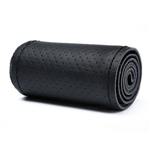 Autó kormánykerék burkolata csúszásmentes puha műbőr 38 cm tűkkel és fonalfonattal a kormánykerék autós tartozékai