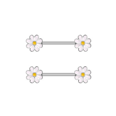 2 buc. șarpe iepure inimă piercing mamelon femei inele mamelon capac barbell scut sân cristal oțel 14G piercing corp bijuterii