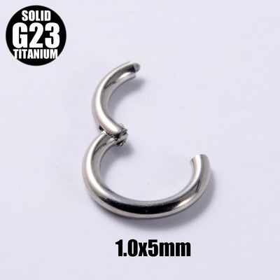 2 vnt. G23 titano vyrių segmento nosies žiedas 18g&16g&14g&12g spenelių spustelėjimas ausų kremzlė Tragus Helix lūpų auskarų vėrimas unisex papuošalai