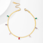 Madingos kulkšnies apyrankės kulkšnies apyrankės moterims paplūdimio aksesuarai kulkšnies apyrankės nerūdijančio plieno kojų apyrankės sandalai pėdų papuošalai