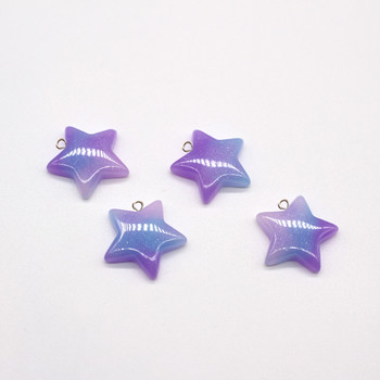 10 τμχ Cute Moon Star Resin Earring Charms Mold Filler Πεντάγραμμα Βραχιόλι Κολιέ με σταγόνες Κρεμαστό Flatback Diy Jewelry Make