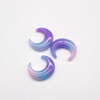 10 τμχ Cute Moon Star Resin Earring Charms Mold Filler Πεντάγραμμα Βραχιόλι Κολιέ με σταγόνες Κρεμαστό Flatback Diy Jewelry Make