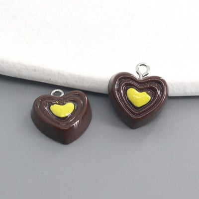 Sumaišyti 10 vnt./pak. Šokoladiniai sausainiai, derva, maisto žavesiai, mada, maža meilė, desertas, auskarai, apyrankės, pakabukai, „pasidaryk pats“ papuošalai