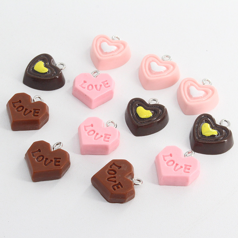 Sumaišyti 10 vnt./pak. Šokoladiniai sausainiai, derva, maisto žavesiai, mada, maža meilė, desertas, auskarai, apyrankės, pakabukai, „pasidaryk pats“ papuošalai