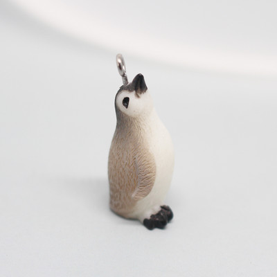 Įvairių formų Kawaii dervos pingvinų auskarai Super mielas 3D statulos imitacija gyvūno raktų pakabukas pakabukas papuošalai pasidaryk pats