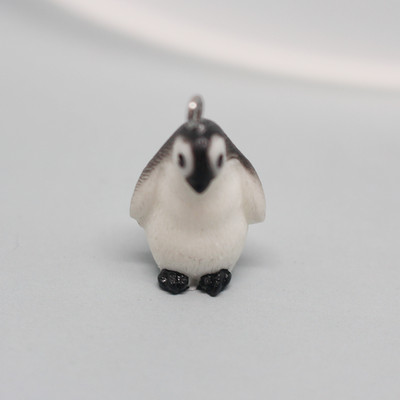Įvairių formų Kawaii dervos pingvinų auskarai Super mielas 3D statulos imitacija gyvūno raktų pakabukas pakabukas papuošalai pasidaryk pats