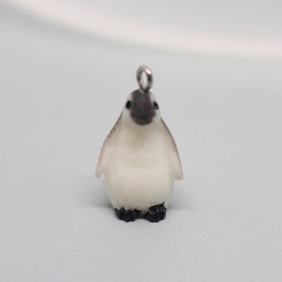 Įvairių formų Kawaii dervos pingvinų auskarai Super mielas 3D statulos imitacija gyvūno raktų pakabukas pakabukas papuošalai pasidaryk pats