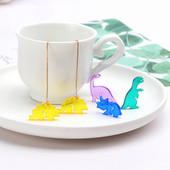 10 vnt Mieli grynos spalvos dinozaurų auskarai, pakabukai su gyvūnais, apyrankės, išvados, karoliai, raktų pakabukas, pakabukas, „pasidaryk pats“ aksesuaras, papuošalas Markė F213