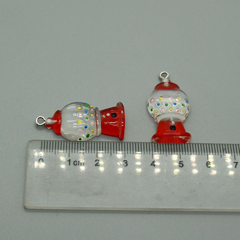 10 buc. Brelocuri unice din rășină, mini bile de cristal, pentru cercei, far mic, vintage, breloc, colier, pandantive, bijuterii DIY