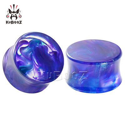 KUBOOZ Cele mai noi modă de lux Acrilic Smog Piercing urechi dopuri și tuneluri Expansoare Bijuterii pentru corp Instrumente pentru cercei Stretchers 8-25mm
