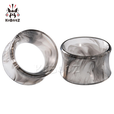 KUBOOZ Cele mai noi modă de lux Acrilic Smog Piercing urechi dopuri și tuneluri Expansoare Bijuterii pentru corp Instrumente pentru cercei Stretchers 8-25mm
