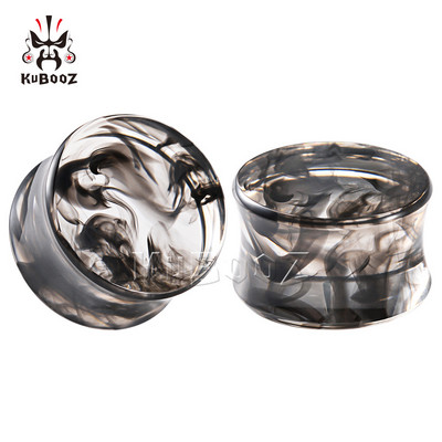 KUBOOZ Cele mai noi modă de lux Acrilic Smog Piercing urechi dopuri și tuneluri Expansoare Bijuterii pentru corp Instrumente pentru cercei Stretchers 8-25mm