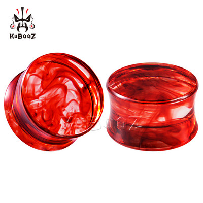 KUBOOZ Cele mai noi modă de lux Acrilic Smog Piercing urechi dopuri și tuneluri Expansoare Bijuterii pentru corp Instrumente pentru cercei Stretchers 8-25mm