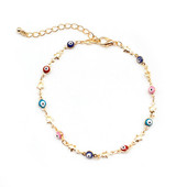 Morden Boho Star vandenyno karoliukai su kulkšnies apyrankėmis papuošalai paplūdimyje moterims Spalvingos gėlės, kutų kojos grandinėlės, kulkšnies apyrankės, dovanų papuošalai