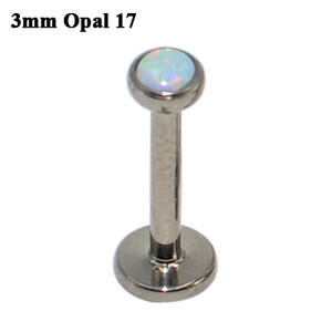 1 db G23 titán belső szál Opál kő Labret Monroe ajakgyűrű Opál fülporc Tragus Helix fülbevaló piercing ékszer