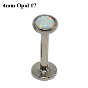 1 db G23 titán belső szál Opál kő Labret Monroe ajakgyűrű Opál fülporc Tragus Helix fülbevaló piercing ékszer