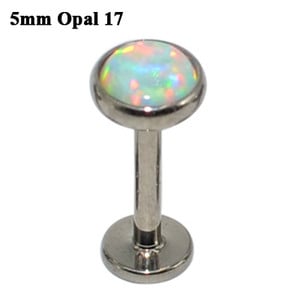 1 db G23 titán belső szál Opál kő Labret Monroe ajakgyűrű Opál fülporc Tragus Helix fülbevaló piercing ékszer