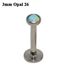 1 db G23 titán belső szál Opál kő Labret Monroe ajakgyűrű Opál fülporc Tragus Helix fülbevaló piercing ékszer