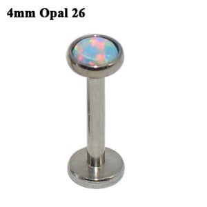 1 db G23 titán belső szál Opál kő Labret Monroe ajakgyűrű Opál fülporc Tragus Helix fülbevaló piercing ékszer