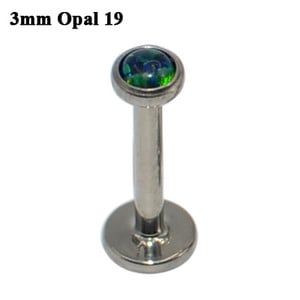 1 db G23 titán belső szál Opál kő Labret Monroe ajakgyűrű Opál fülporc Tragus Helix fülbevaló piercing ékszer