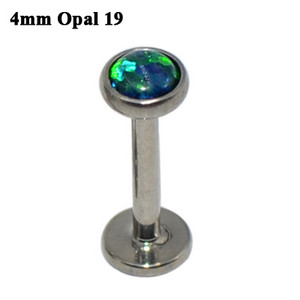 1 db G23 titán belső szál Opál kő Labret Monroe ajakgyűrű Opál fülporc Tragus Helix fülbevaló piercing ékszer