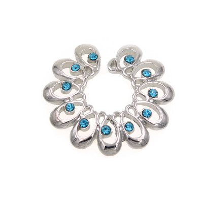 1 pāris regulējama izmēra viltus pīrsings, seksīgs nerūsējošā tērauda krūšu gredzens, krūšu vairogs, pīrsings, rotaslietas. Seksīgas ķermeņa rotaslietas sievietēm