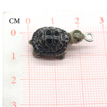 5 τμχ Lovely Mini Turtle βραχιόλι Γούρια από ρητίνη Κρεμαστό ντεκόρ Αξεσουάρ Diy Craft Κολιέ Μπρελόκ Σκουλαρίκια Γούρια κοσμήματα