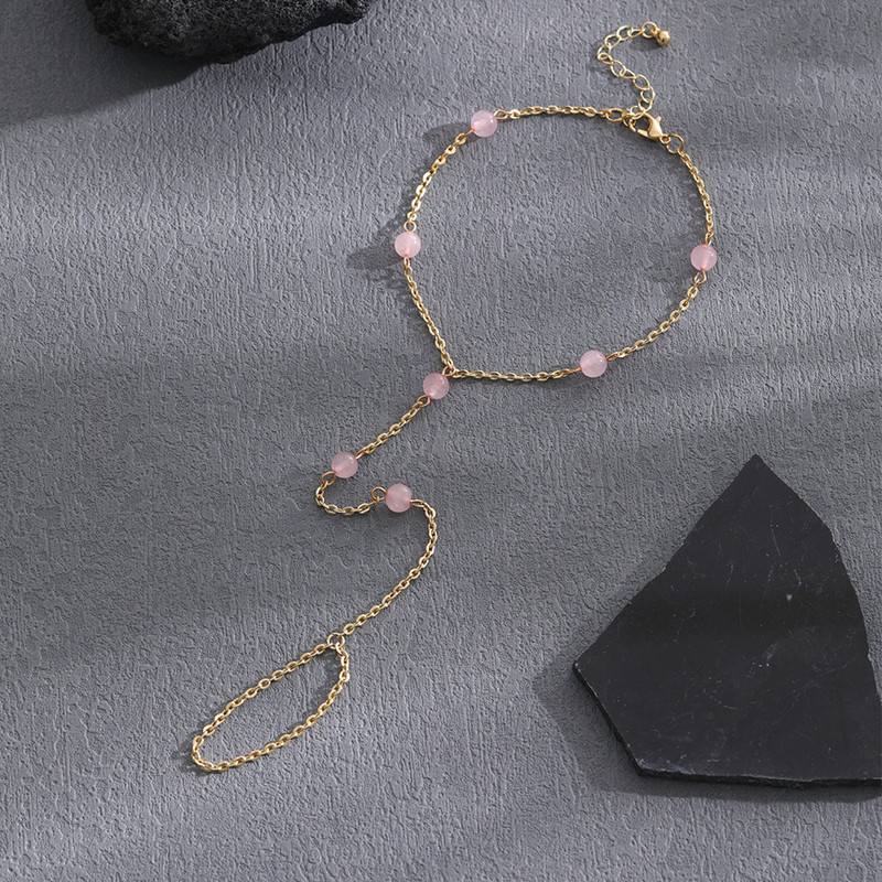 Pietre naturale cristal gleznă multistrat pentru femei farmec de modă doamnelor ieșire de vară pandantiv gleznă bijuterii vânzare cu ridicata directă