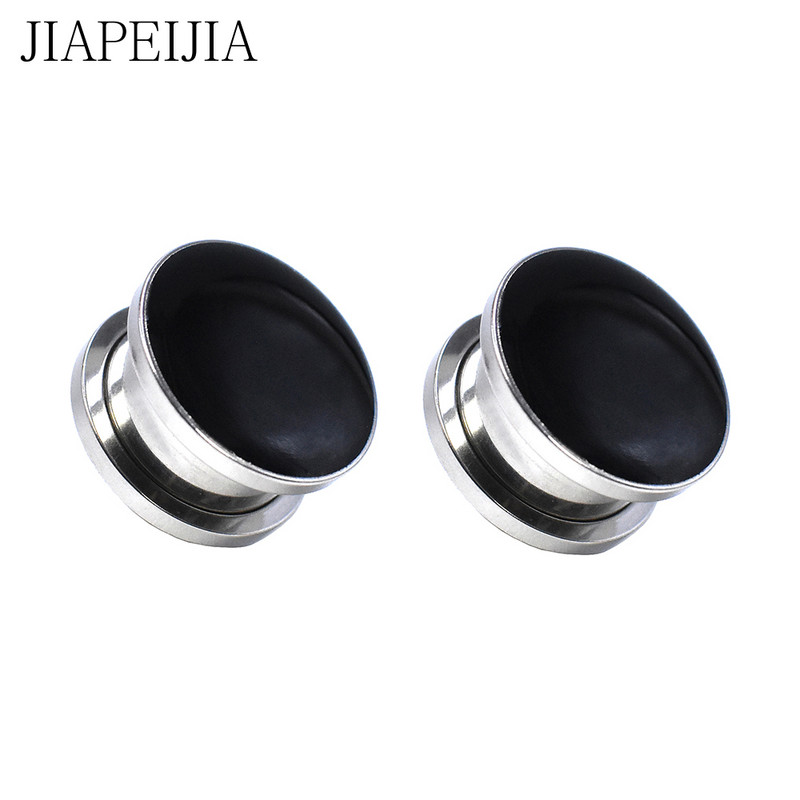 3-30 mm Butoane de măsurare a urechilor din oțel inoxidabil de culoare pură Kit de întindere Tuneluri Înșurubare pe expansor cu dublu evazat