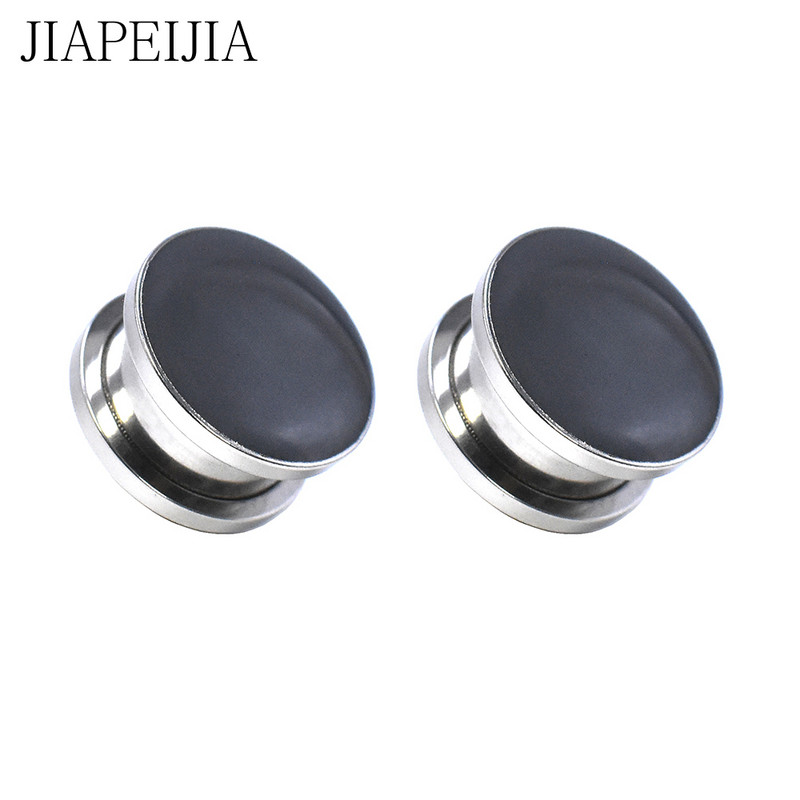 3-30 mm Butoane de măsurare a urechilor din oțel inoxidabil de culoare pură Kit de întindere Tuneluri Înșurubare pe expansor cu dublu evazat