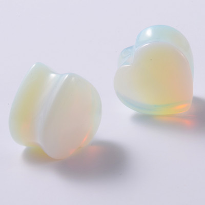 1 pereche de indicatori pentru dopuri de piatră pentru urechi, picătură de lacrimă, formă de inimă hexagonală, tunel de carne, expansor de ureche, targă, piercing pentru corp, bijuterii