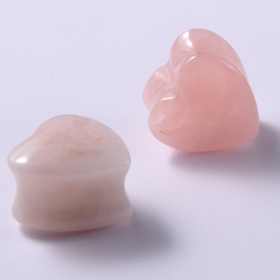 1 pereche de indicatori pentru dopuri de piatră pentru urechi, picătură de lacrimă, formă de inimă hexagonală, tunel de carne, expansor de ureche, targă, piercing pentru corp, bijuterii