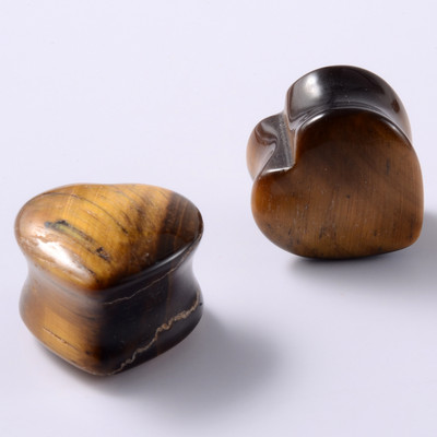 1 pereche de indicatori pentru dopuri de piatră pentru urechi, picătură de lacrimă, formă de inimă hexagonală, tunel de carne, expansor de ureche, targă, piercing pentru corp, bijuterii