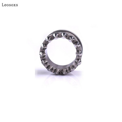 Leosoxs 1 bucată 6-25mm vânzare fierbinte scripete din oțel inoxidabil gol moda auricul ureche expansiune corp piercing bijuterii