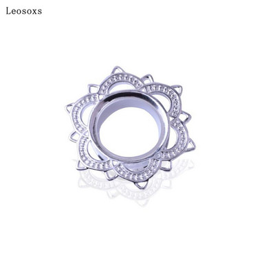 Leosoxs 1 bucată 6-25mm vânzare fierbinte scripete din oțel inoxidabil gol moda auricul ureche expansiune corp piercing bijuterii