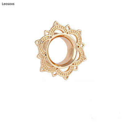 Leosoxs 1 bucată 6-25mm vânzare fierbinte scripete din oțel inoxidabil gol moda auricul ureche expansiune corp piercing bijuterii