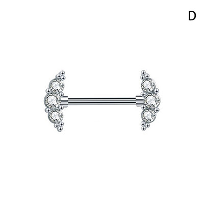 1 buc. Piercing pentru mamelon din oțel inoxidabil cu design de craniu scut inel pentru mamelon, oțel chirurgical, femei, fete, bijuterii, bijuterii cool pentru corp