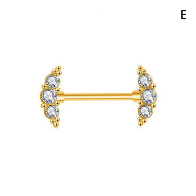 1 buc. Piercing pentru mamelon din oțel inoxidabil cu design de craniu scut inel pentru mamelon, oțel chirurgical, femei, fete, bijuterii, bijuterii cool pentru corp