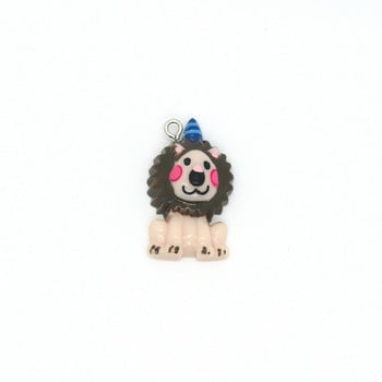 10 τμχ Circus Clown Elephant Lion Animal Charms Ρητίνη Flatback Diy Crafts Σκουλαρίκι Μπρελόκ Μενταγιόν Αξεσουάρ μπάλωμα κοσμήματος Μάρκα