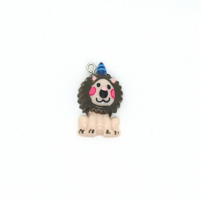 10 buc. Clovn de circ, elefant, leu, animale, farmece, rășină, cu spate plat, artizanat, cercei, breloc, pandantive, accesoriu, plasture, bijuterii.