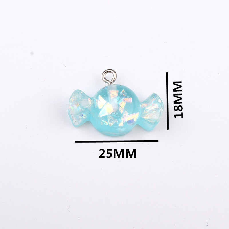 10db Mix Kawaii Bowknot cukorgyanta bűbájok fülbevaló leletekhez Sweet Candy nyaklánc kulcstartó barkács dekoráció ékszer készítés