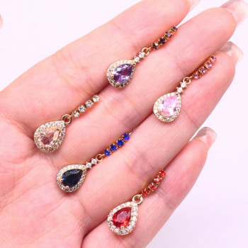 Δαχτυλίδι μύτης Piercing Δαχτυλίδι από ανοξείδωτο ατσάλι Πολύχρωμο δαχτυλίδι μύτης Dangle δαχτυλίδια μύτης Piercing κοσμήματα για γυναίκες