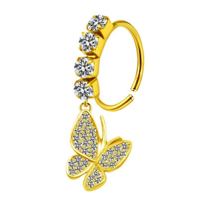 Piercing pentru nas Inel pentru nas Inel colorat pentru nas din oțel inoxidabil Inele pentru nas agățat Bijuterii piercing pentru femei