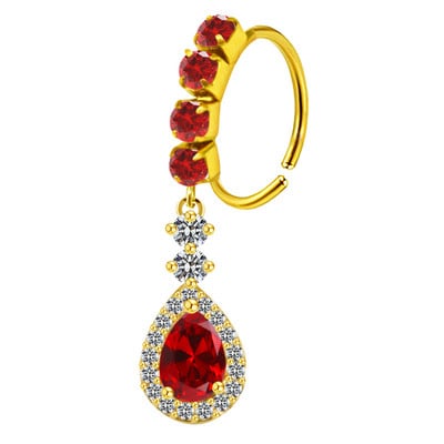 Piercing pentru nas Inel pentru nas Inel colorat pentru nas din oțel inoxidabil Inele pentru nas agățat Bijuterii piercing pentru femei