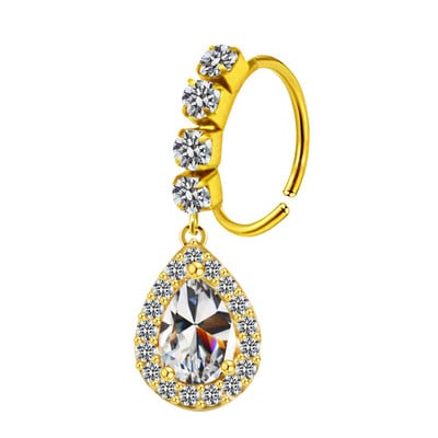 Piercing pentru nas Inel pentru nas Inel colorat pentru nas din oțel inoxidabil Inele pentru nas agățat Bijuterii piercing pentru femei