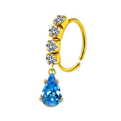 Piercing pentru nas Inel pentru nas Inel colorat pentru nas din oțel inoxidabil Inele pentru nas agățat Bijuterii piercing pentru femei