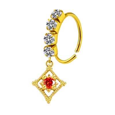 Piercing pentru nas Inel pentru nas Inel colorat pentru nas din oțel inoxidabil Inele pentru nas agățat Bijuterii piercing pentru femei